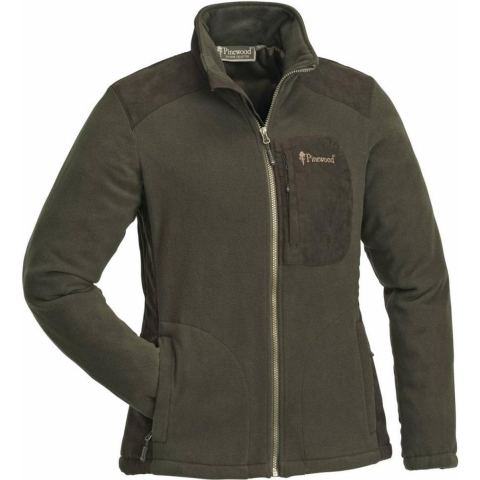 Pinewood Dames fleecejack Wildmark Membran, bruin, Maat: M