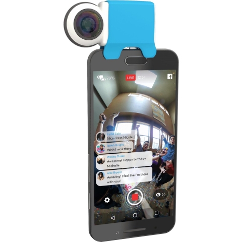 Giroptic Io Clip-on-camera Android