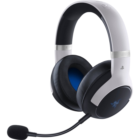 RAZER Kaira Pro HyperSpeed - PlayStation Over Ear headset Gamen Bluetooth Stereo Wit Headset, Volumeregeling, Microfoon uitschakelbaar (mute)