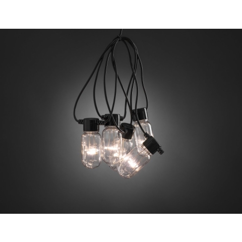 Konstsmide 2385-100 Party-lichtketting Buiten werkt op het lichtnet Aantal lampen 90 LED Helder Verlichte lengte: 4.5 m