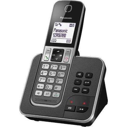 Panasonic KX-TGD320 - Single DECT telefoon â" Zwart