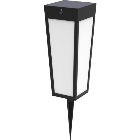 Lutec 6996601012 DIAS Tuinlamp op zonne-energie 8.40 W RGB Zwart