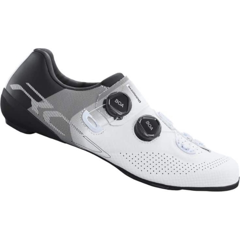 Shimano RC702 wielrenschoenen wit heren, 45