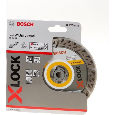 Bosch 2608900670 EXPERT X-LOCK Diamantschijf Multi Material 125 X 22,23 X 2,4 X 12 Mm