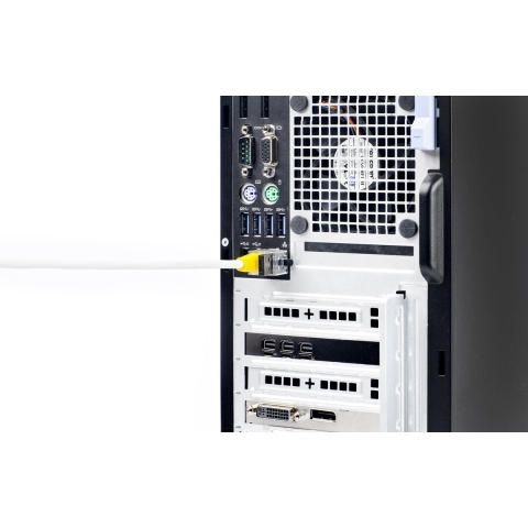 Smartkeeper NC03P1BK RJ45 LAN-kabelslot Set van 12 stuks Zwart Zonder sleutel