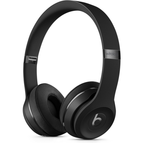 Beats Solo3 Over Ear koptelefoon Bluetooth Stereo Mat zwart Volumeregeling, Vouwbaar