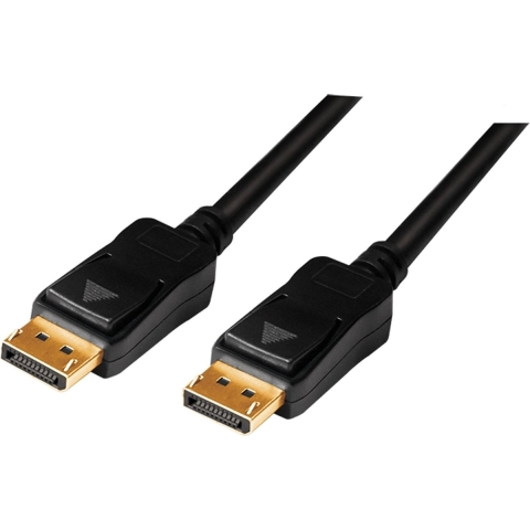 LogiLink CV0113 DisplayPort-kabel DisplayPort Aansluitkabel DisplayPort-stekker, DisplayPort-stekker 15.00 m Zwart