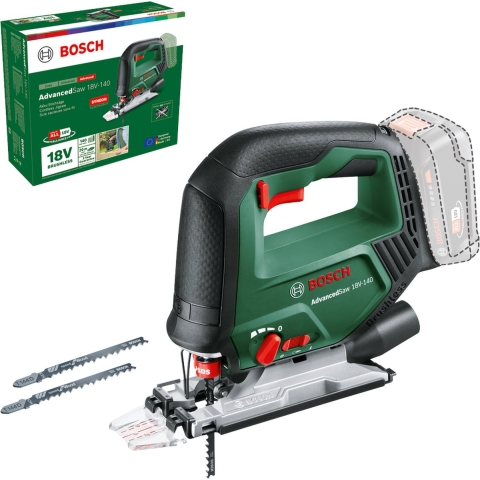 Bosch Home and Garden AdvancedSaw 18V-140 0603013000 Accu-decoupeerzaag 18 V