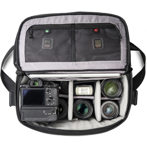 Vanguard VEO SELECT36S BK Cameratas Binnenafmetingen (bxhxd)=370 x 230 x 175 mm Regenbescherming, Laptopvak