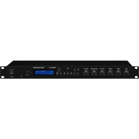 Monacor SA-130DMP PA-versterker RMS vermogen per kanaal op 4 Ω: 70 W