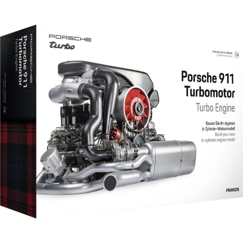 Franzis Verlag Porsche 911 Turbomotor 67250-6 Bouwpakket Vanaf 14 jaar