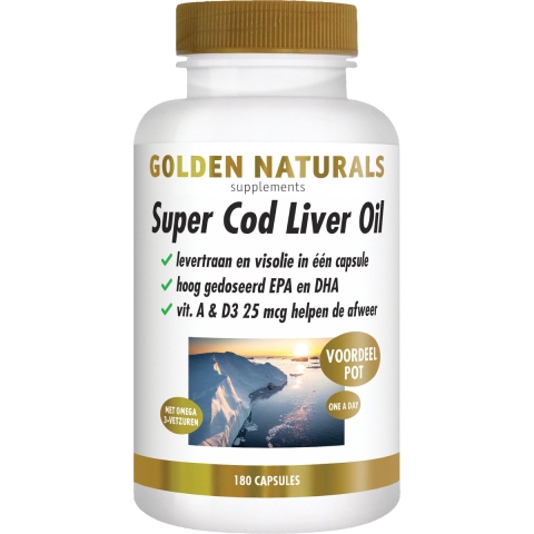 Golden Naturals Super Cod Liver Oil Capsules