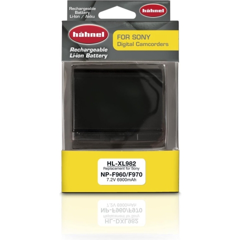 Hähnel Fototechnik HL-XL982 PRO Camera-accu Vervangt originele accu NP-F960, NP-F970 7.2 V 6900 mAh