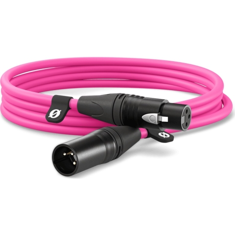 Rode XLR3M-P XLR Verbindingskabel 3 m Roze