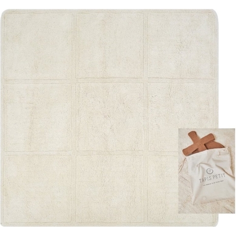 Tapis Petit Tic Tac Toe Vloerkleed 120x120 Beige