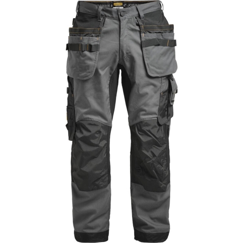 Jobman 2164 Werkbroek Stretch - Maat 54 - Grijs/Zwart