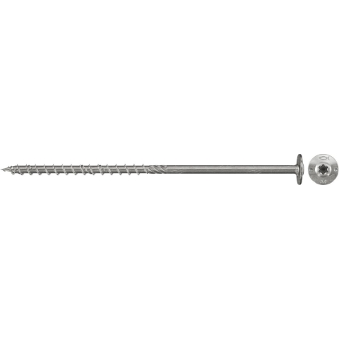 Fischer 657435 Houtschroef 6 mm 100 mm Binnen-T, Interne vertanding, TX, Torx, T-profiel RVS V2A Corrosiebestendig 100 stuk(s)