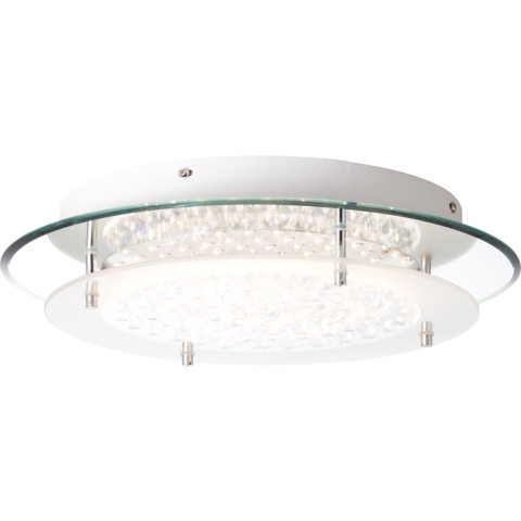 Brilliant G96984A15 Jolene LED-plafondlamp LED LED vast ingebouwd 16 W Chroom, Transparant