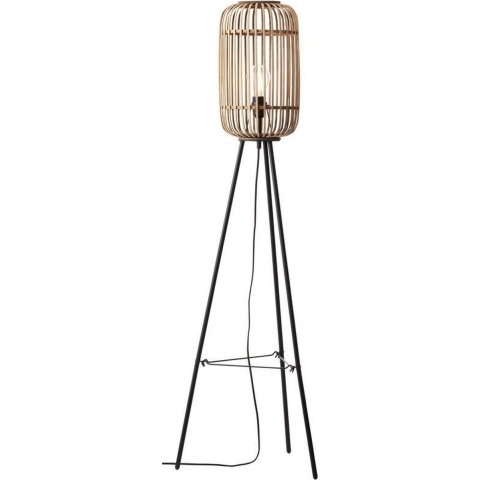 Brilliant Woodrow 93776/20 Staande lamp E27 60 W Lichtbruin