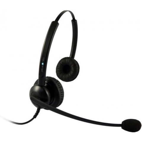 plusonic 5512-5.2P On Ear headset Telefoon Kabel Stereo Zwart