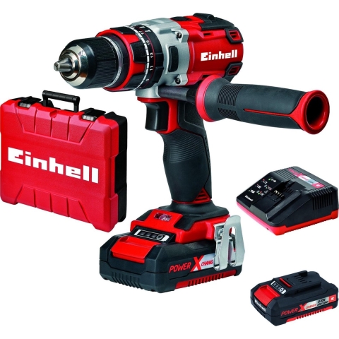 Einhell TP-CD 18 Li-i BL (2x2,0Ah) Accu-klopboor/schroefmachine 2 snelheden Incl. 2 accus