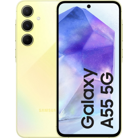 Samsung Galaxy A55 5G 16,8 cm (6.6") Hybride Dual SIM Android 14 USB Type-C 8 GB 128 GB 5000 mAh Geel