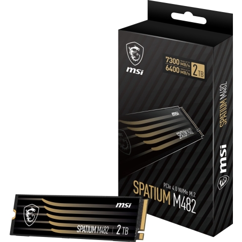MSI SPATIUM M482 M.2 2 TB PCI Express 4.0 NVMe 3D NAND
