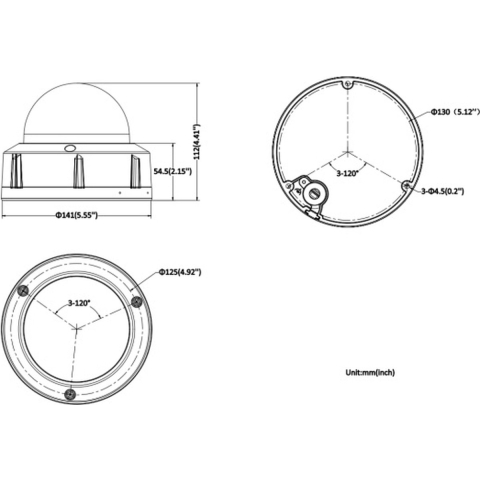 Hikvision - DS-2CD2747G2HT-LIZS - ColorVu Hybrid - Varifocal Dome - 4MP - IP - Wit