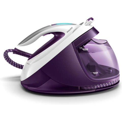 Philips GC9660/30 stoomstrijkijzer station 2700 W 1,8 l T-ionicGlide-zoolplaat Paars, Wit