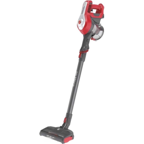 Hoover HF122RH 011 Steelstofzuiger Batterij/Accu Droog Stof/Weefsel Zakloos 0,9 l 170 W Rood, Zilver