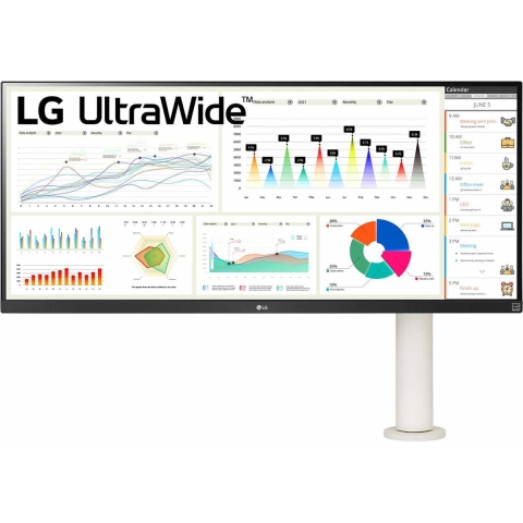 LG 34WQ68X-W computer monitor 86,4 cm (34") 2560 x 1080 Pixels Quad HD LCD Wit