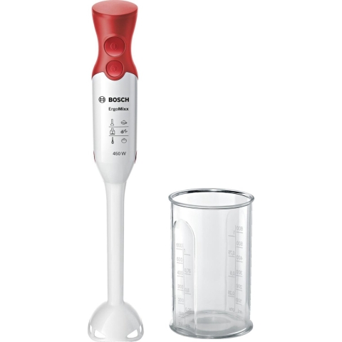 Bosch MSM64010 blender Staafmixer 450 W Rood, Wit
