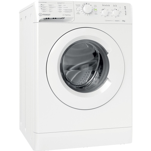 Wasmachine Indesit MTWC91083WSPT 1000 rpm Wit 9 kg