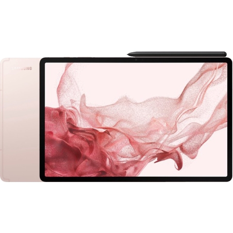 Samsung Galaxy Tab S8+ WiFi SM-X800 128 GB 31,5 cm (12.4") Qualcomm Snapdragon 8 GB Wi-Fi 6 (802.11ax) Android 12 Roze goud