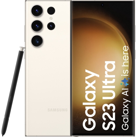 Samsung Galaxy S23 Ultra SM-S918B 17,3 cm (6.8") Dual SIM Android 13 5G USB Type-C 8 GB 256 GB 5000 mAh Crème