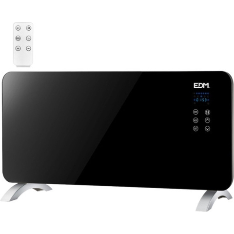Digitale verwarming EDM 07183 Zwart 2000 W