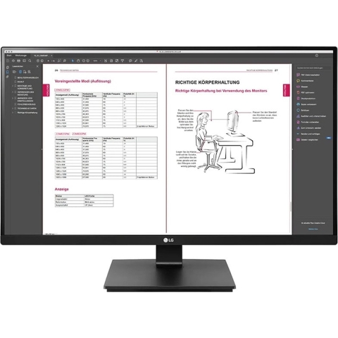 LG 27BN65QP-B computer monitor 68,6 cm (27") 2560 x 1440 Pixels Quad HD LCD Zwart