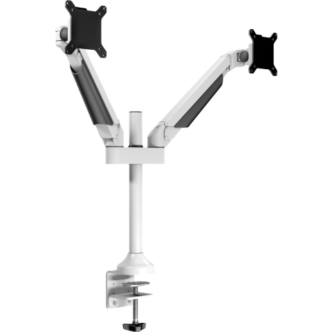 Monitorarm Gasveer Dual White