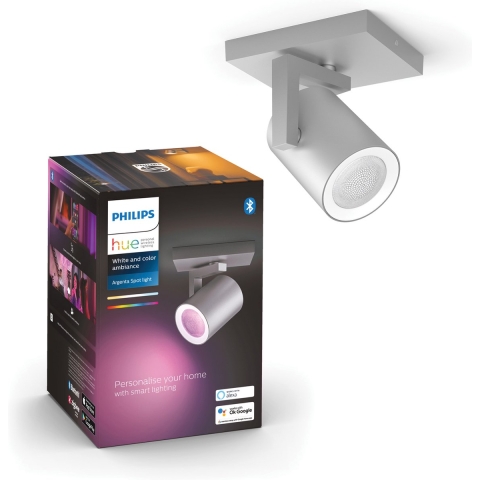 Philips Hue White & Color Ambiance Argenta Bluetooth Plafondlamp Spot - Grijs