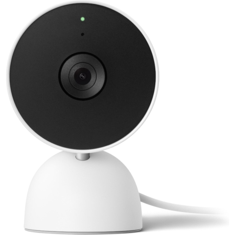 Google Nest Cam (indoor, netvoeding) - Wit