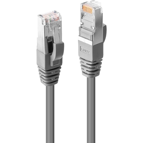 LINDY 45592 RJ45 Netwerkkabel, patchkabel CAT 6 S/FTP 50.00 m Grijs Snagless 1 stuk(s)