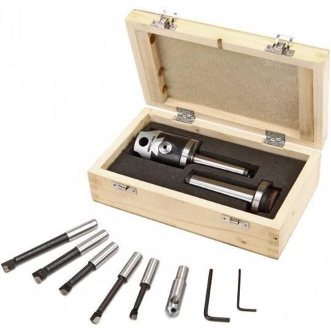 HBM 50 mm MC2 en MC3 kotterkop met 5 HM beitels en flycutter