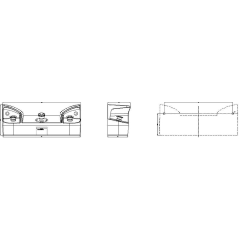 Siemens 3SU1803-3NB00-1AE1 Tweehandig bedieningspaneel IP66 1 stuk(s)