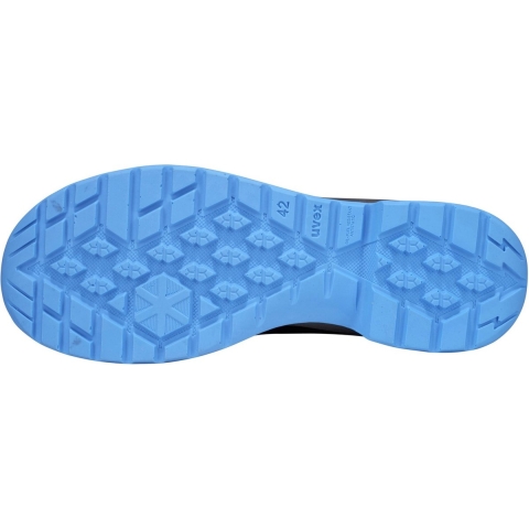 uvex 6938 6938247 Lage veiligheidsschoenen S1P Schoenmaat (EU): 47 Zwart/blauw 1 paar