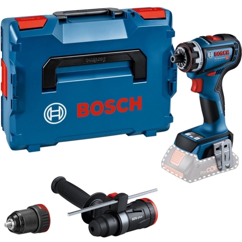 Bosch Professional GSR 18V-90 FC 06019K6204 Accu-schroefboormachine 18 V Li-ion Zonder accu, Zonder lader, Incl. koffer