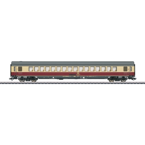 Märklin 43861 H0 sneltreinrijtuig purperrood/beige 1e klas van de DB Apmz 121