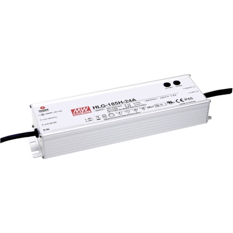 Mean Well HLG-185H-36A LED-driver, LED-transformator Constante spanning, Constante stroomsterkte 187 W 5.2 A 36 V/DC PFC-schakeling, Overbelastingsbescherming,