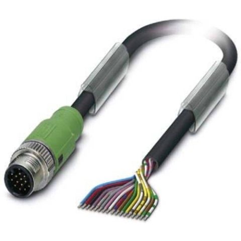 Phoenix Contact 1430721 Sensor/actuator connector, geassembleerd M12 Aantal polen: 17 Stekker, recht 10.00 m 1 stuk(s)