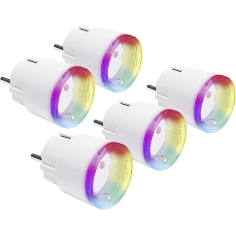 Shelly Plus Plug S 5-pack Tussenstekker WiFi, Bluetooth Wit
