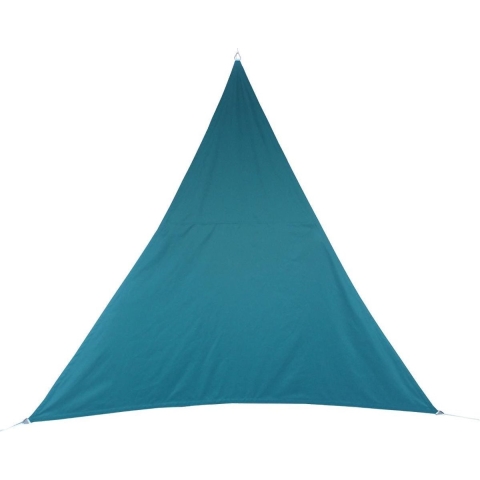 Premium kwaliteit schaduwdoek/zonnescherm Shae driehoek blauw 3 x 3 x 3 meter -